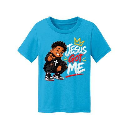 Jesus Got Me Toddler Christian T-shirt - ClaimedbyGodDesigns