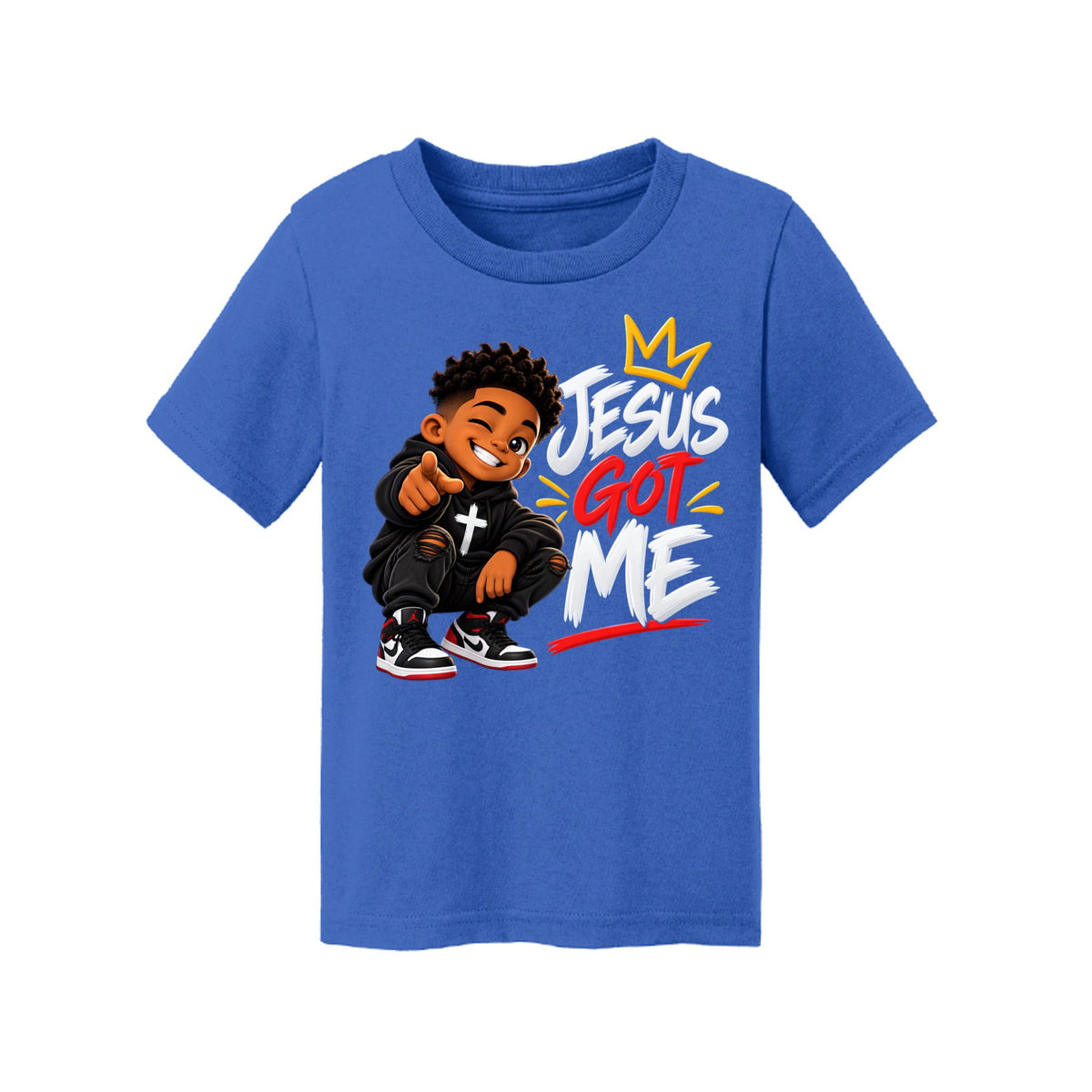 Jesus Got Me Toddler Christian T-shirt - ClaimedbyGodDesigns