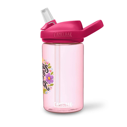 Jesus Has My Back Christian Kids Water Bottle - ClaimedbyGodDesigns