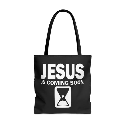 Jesus Is Coming Soon Christian Tote Bag - ClaimedbyGodDesigns