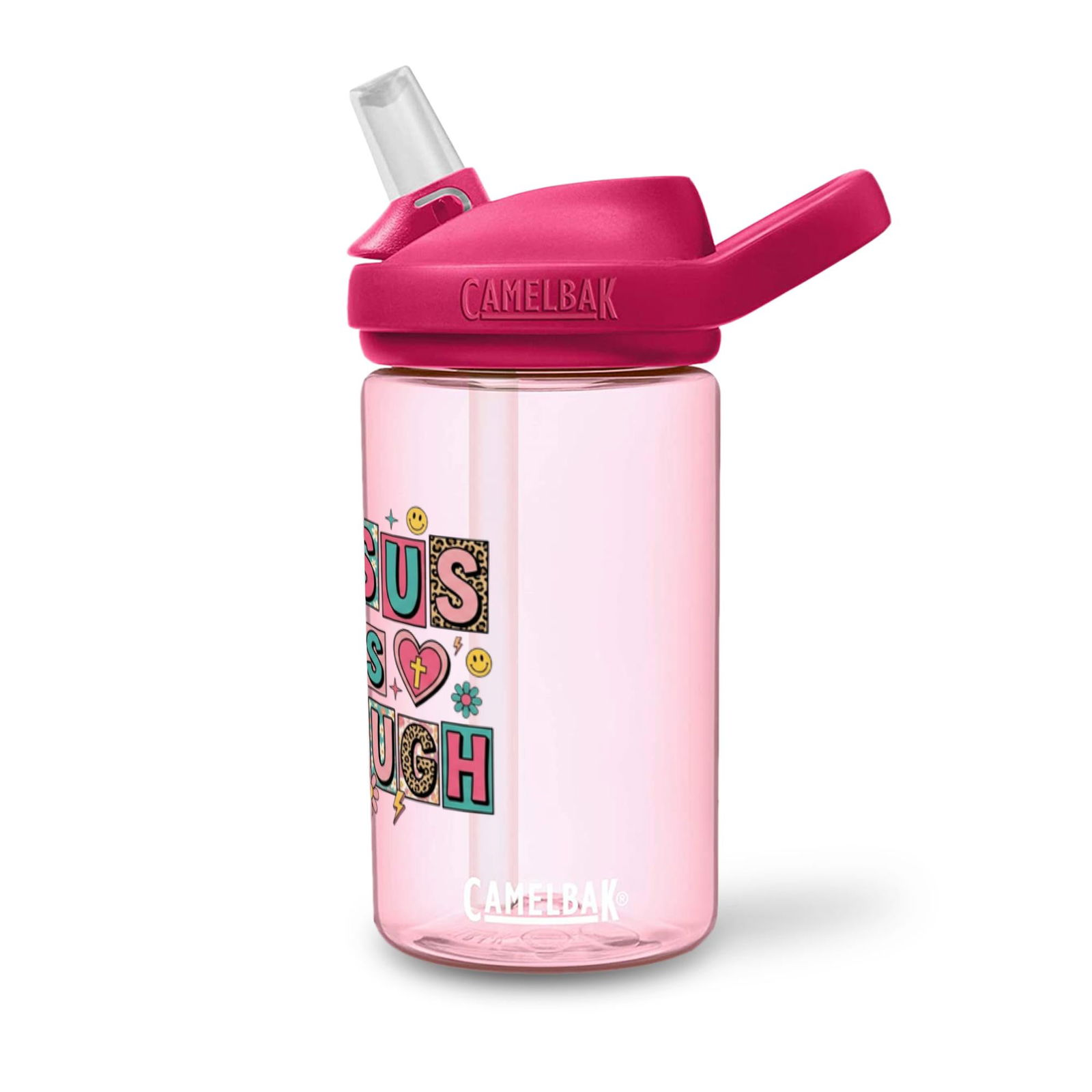 Jesus Is Enough Christian Kids Water Bottle - ClaimedbyGodDesigns