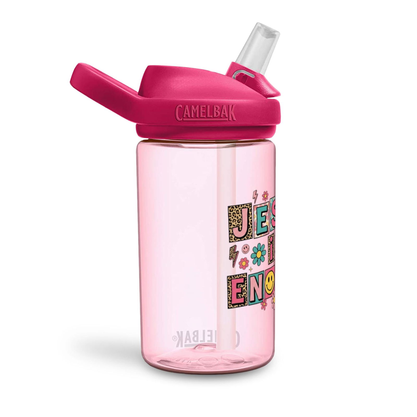 Jesus Is Enough Christian Kids Water Bottle - ClaimedbyGodDesigns
