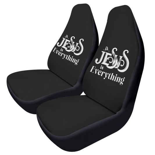 Jesus Is Everything Soft and Lightweight Christian Front Car Seat Covers (2pcs) - ClaimedbyGodDesigns