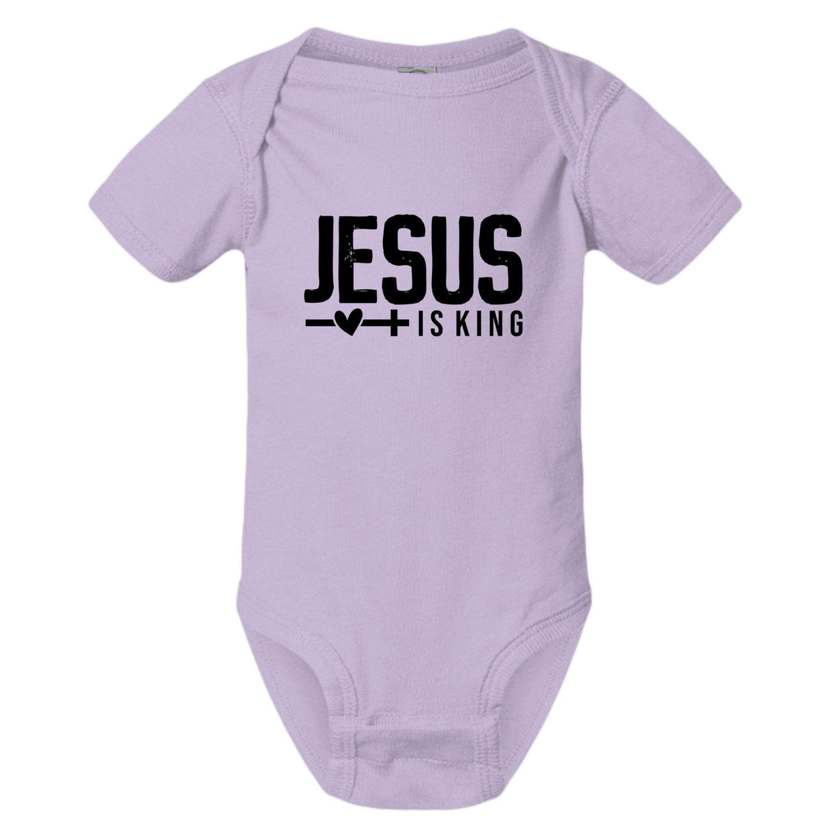 Jesus Is King Christian Baby Jumpsuit - ClaimedbyGodDesigns