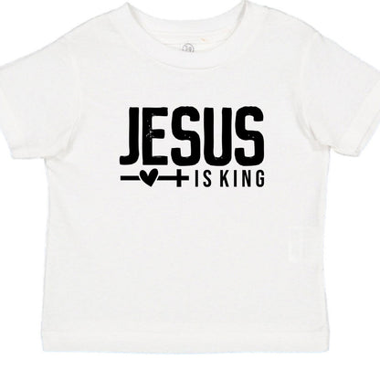Jesus Is King Christian Baby T-shirt - ClaimedbyGodDesigns