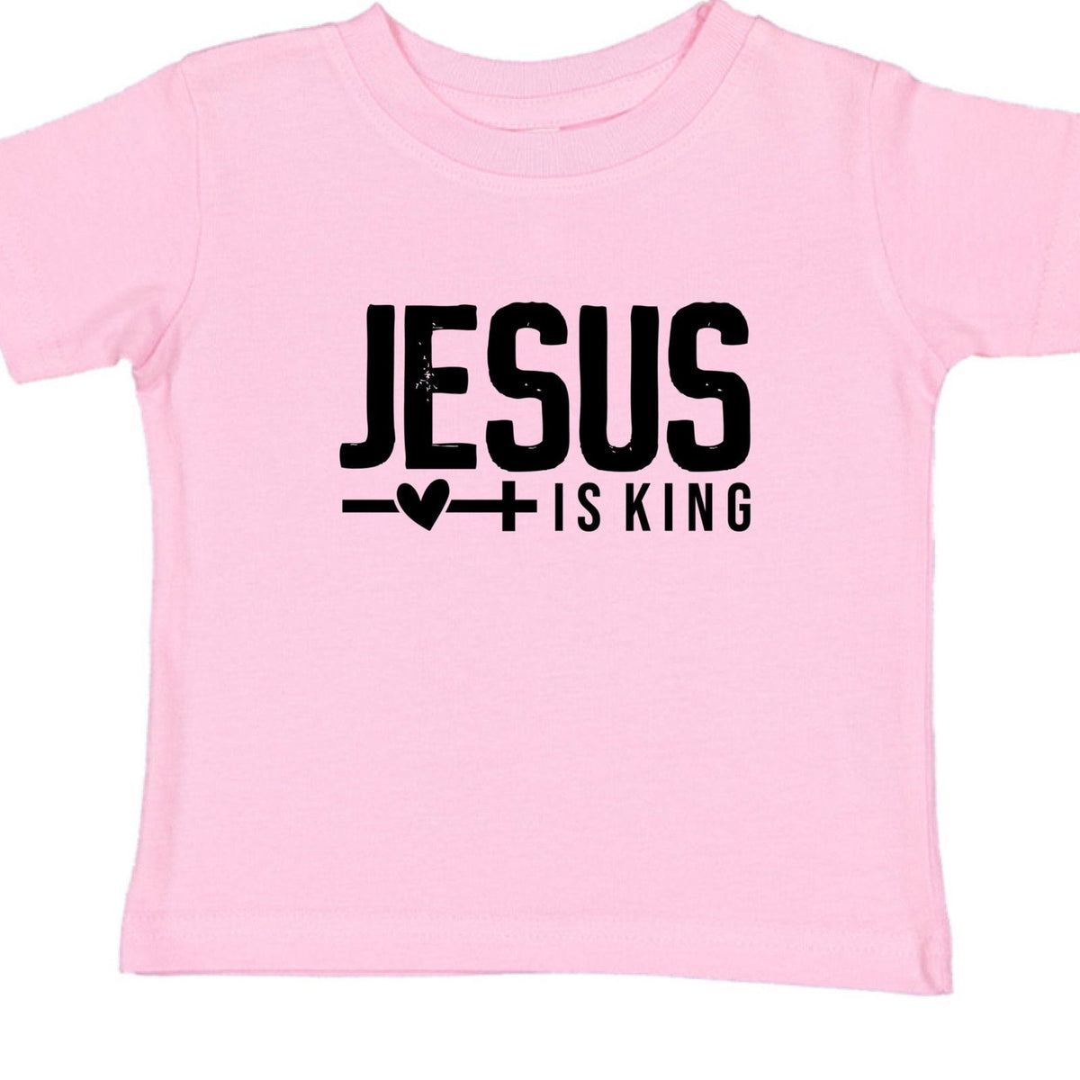 Jesus Is King Christian Baby T-shirt - ClaimedbyGodDesigns