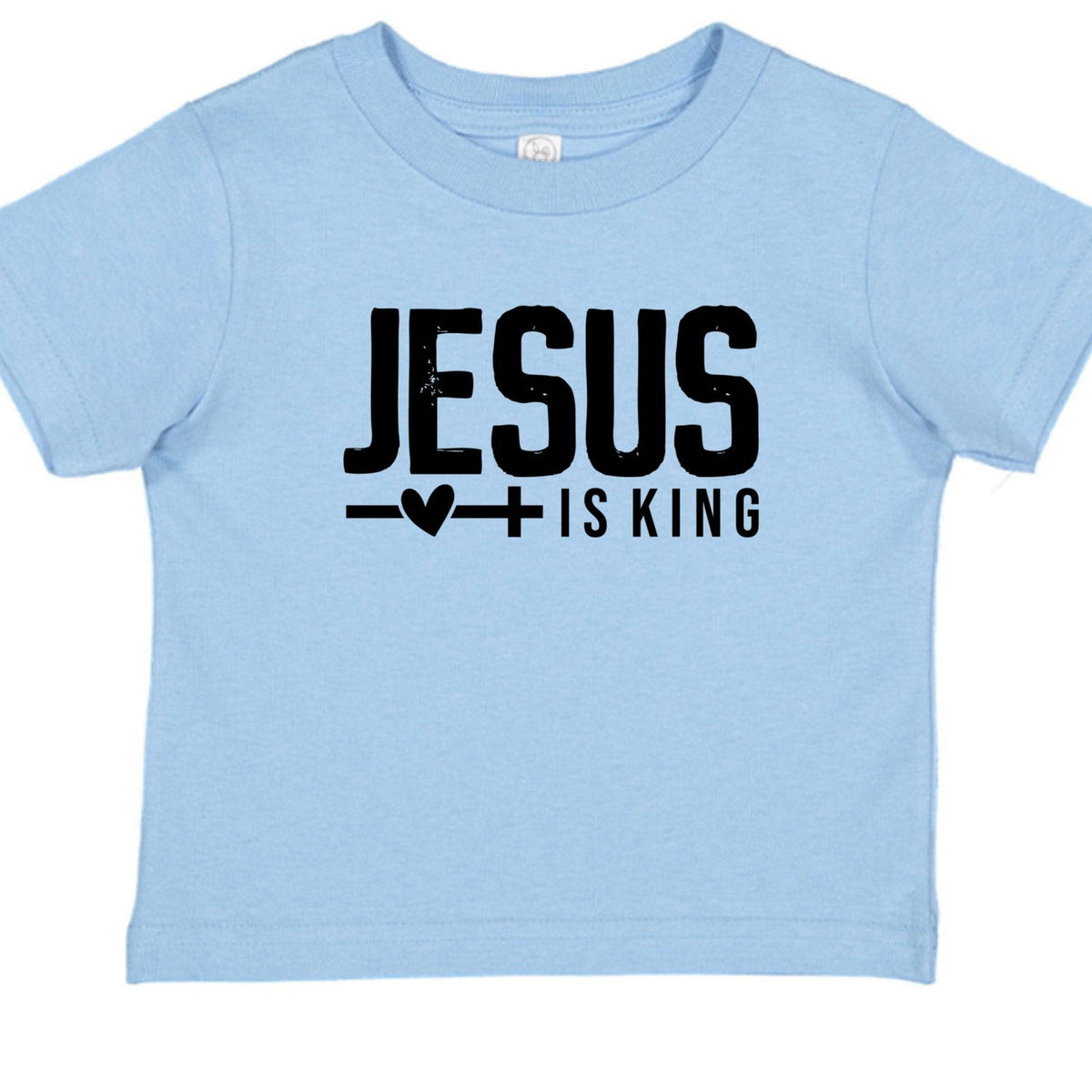 Jesus Is King Christian Baby T-shirt - ClaimedbyGodDesigns