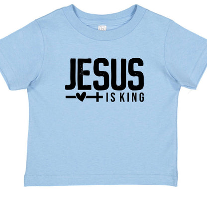 Jesus Is King Christian Baby T-shirt - ClaimedbyGodDesigns