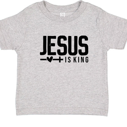 Jesus Is King Christian Baby T-shirt - ClaimedbyGodDesigns