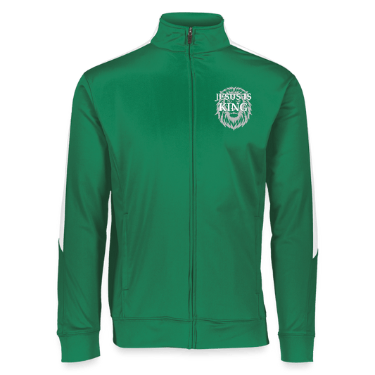 He Is King Sportswear Unisex Christian 2.0 Medalist Jacket - ClaimedbyGodDesigns