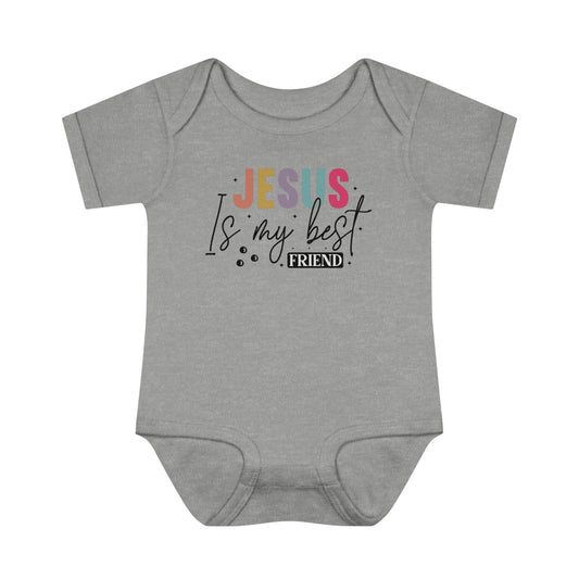 Jesus Is My Best Friend Christian Baby Onesie - ClaimedbyGodDesigns