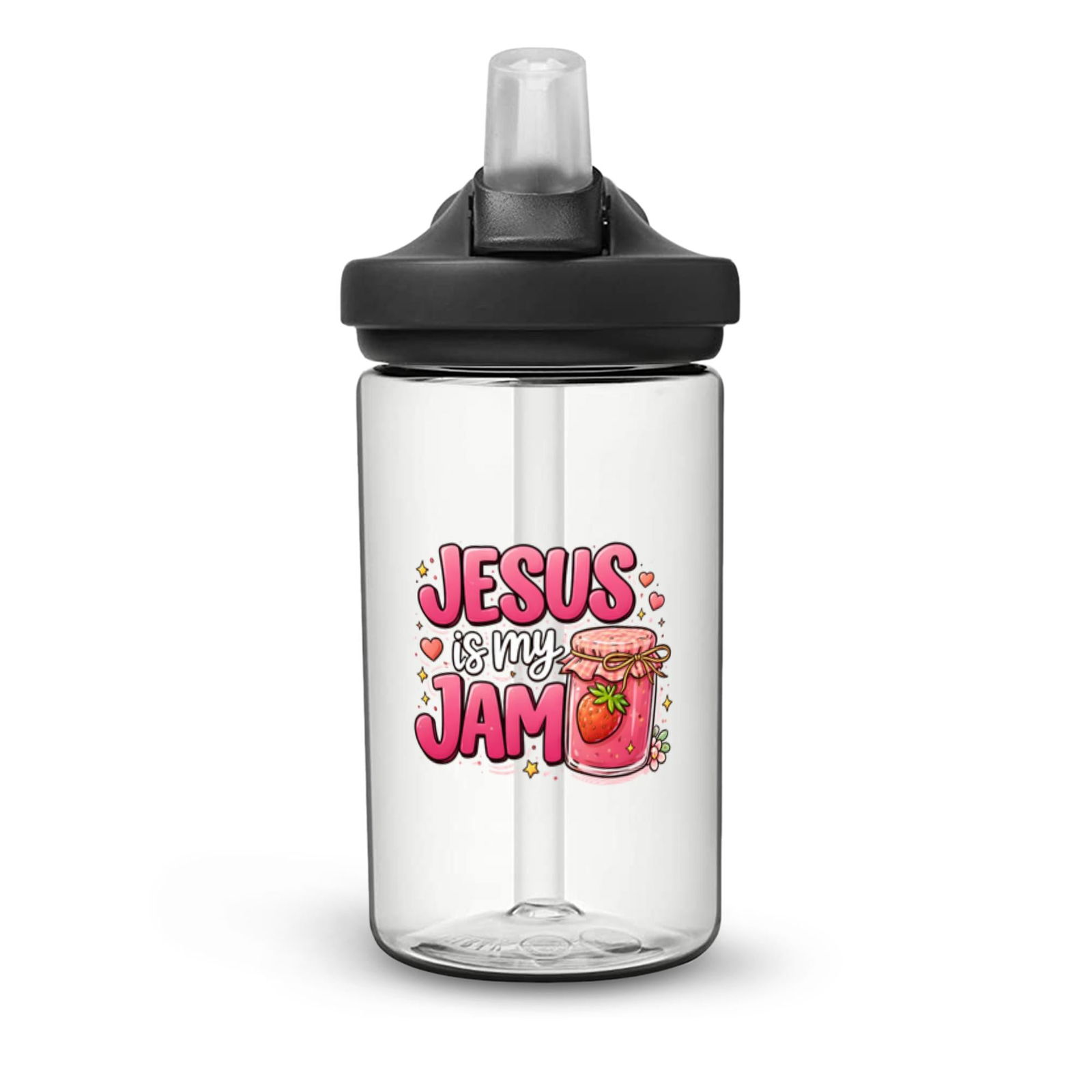 Jesus Is My Jam Christian Kids Water Bottle - ClaimedbyGodDesigns