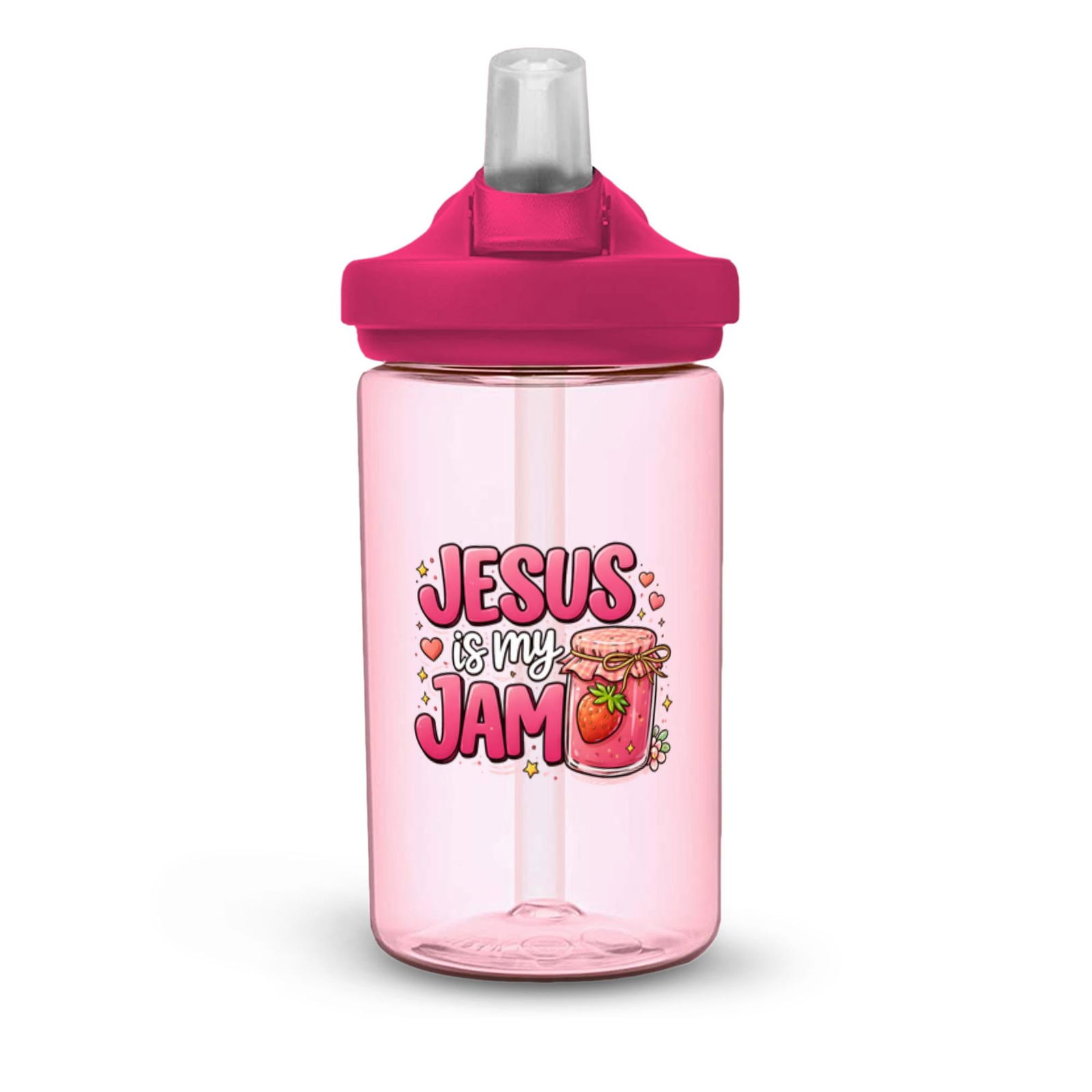 Jesus Is My Jam Christian Kids Water Bottle - ClaimedbyGodDesigns