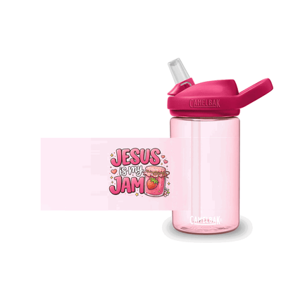 Jesus Is My Jam Christian Kids Water Bottle - ClaimedbyGodDesigns