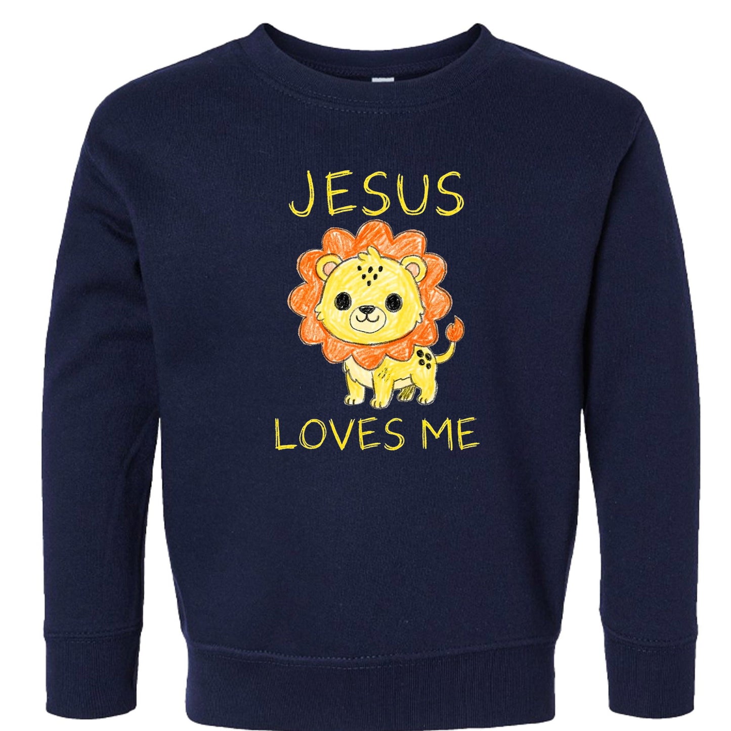 Jesus Loves Me Toddler Christian Pullover Sweatshirt - ClaimedbyGodDesigns