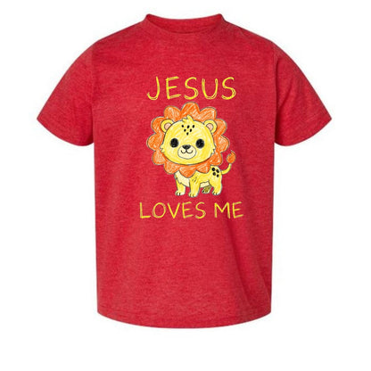 Jesus Loves Me Toddler Christian T-shirt - ClaimedbyGodDesigns