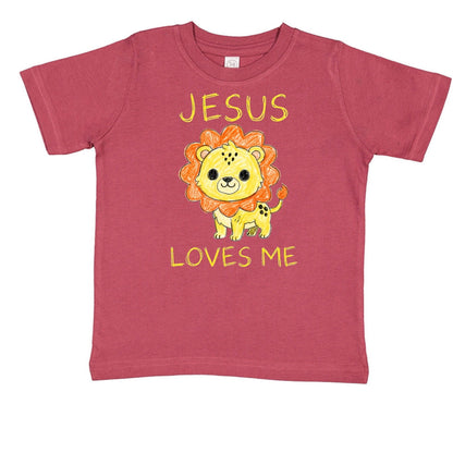 Jesus Loves Me Toddler Christian T-shirt - ClaimedbyGodDesigns