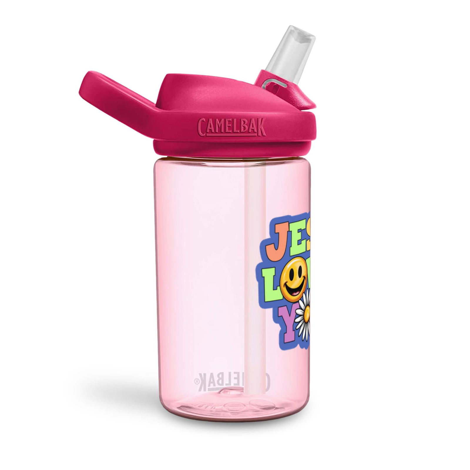 Jesus Loves You Christian Kids Water Bottle - ClaimedbyGodDesigns