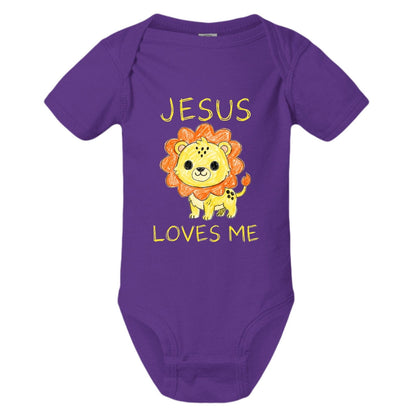 Jesus Loves me Baby Christian Jumpsuit - ClaimedbyGodDesigns