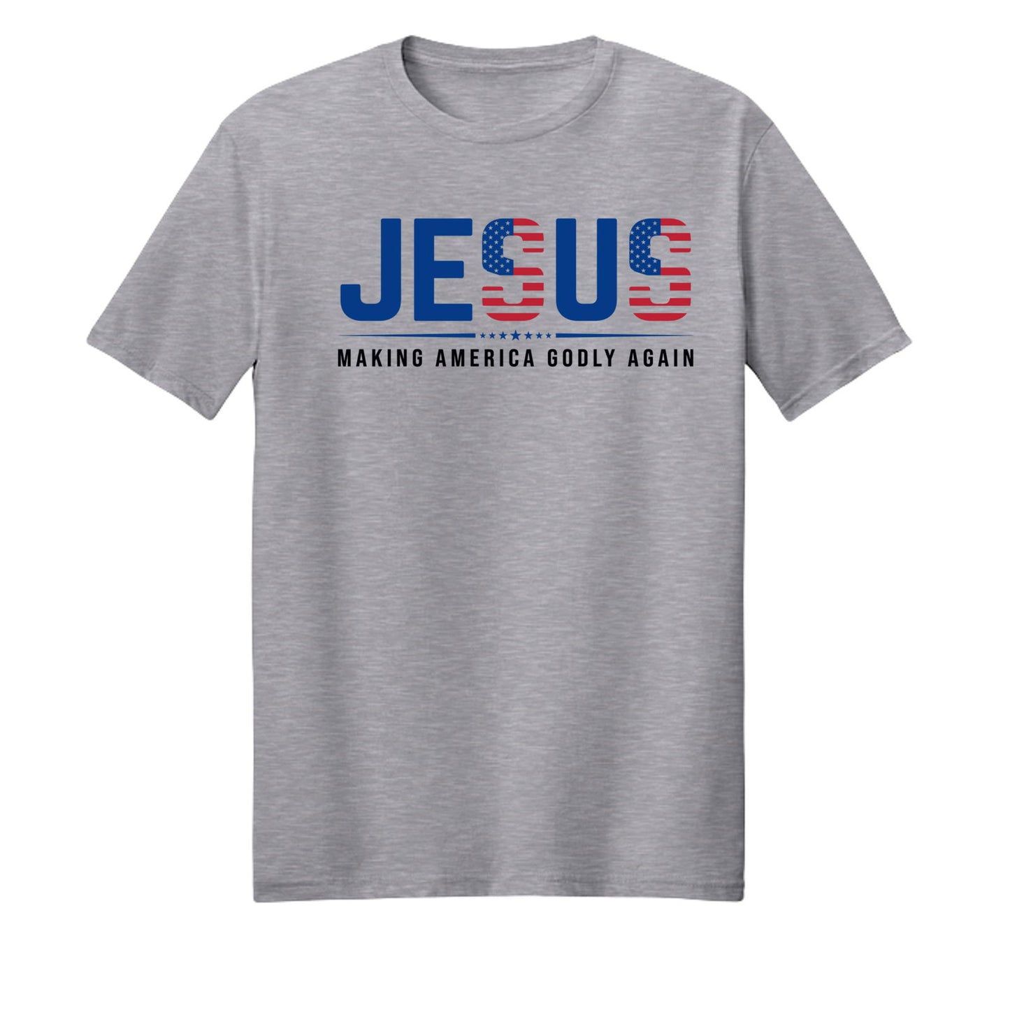 Jesus Making America Godly Again Christian American Patriotic Unisex T-shirt - ClaimedbyGodDesigns