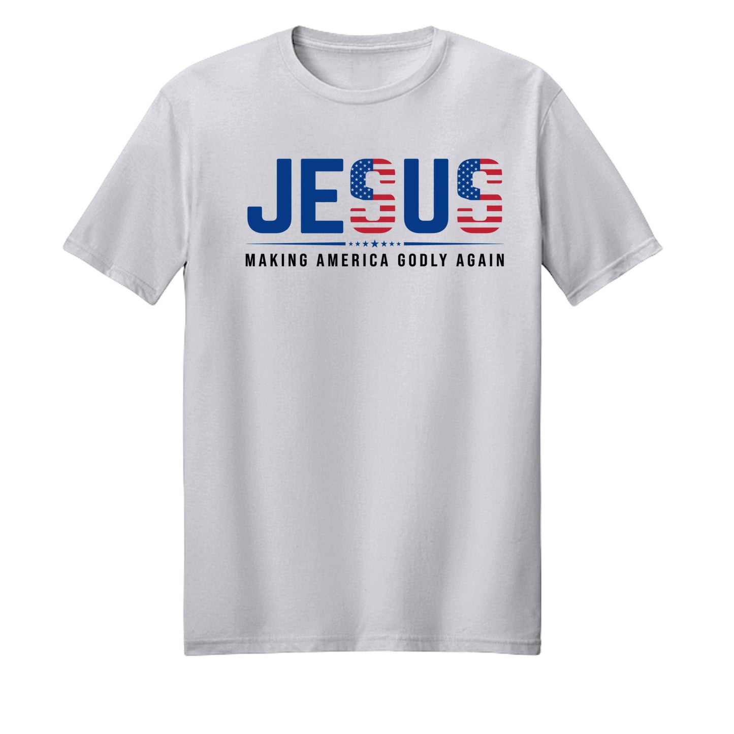 Jesus Making America Godly Again Christian American Patriotic Unisex T-shirt - ClaimedbyGodDesigns