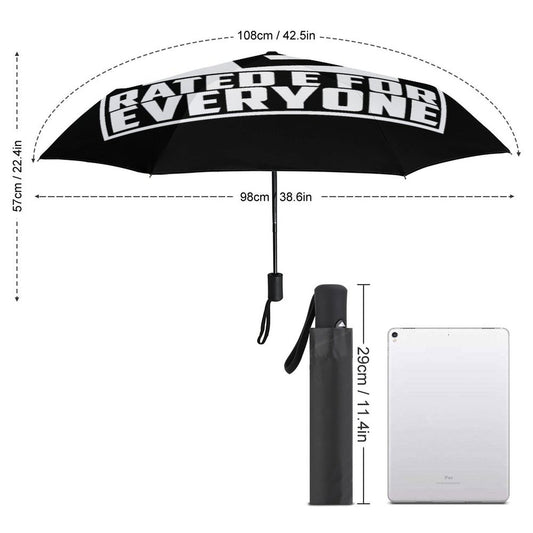 Jesus Rated E For Everyone Christian Umbrella - ClaimedbyGodDesigns