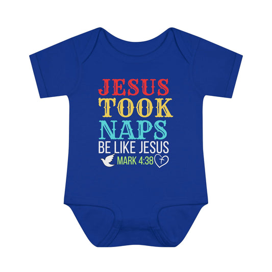 Jesus Took Naps Be Like Jesus Christian Baby Onesie - ClaimedbyGodDesigns