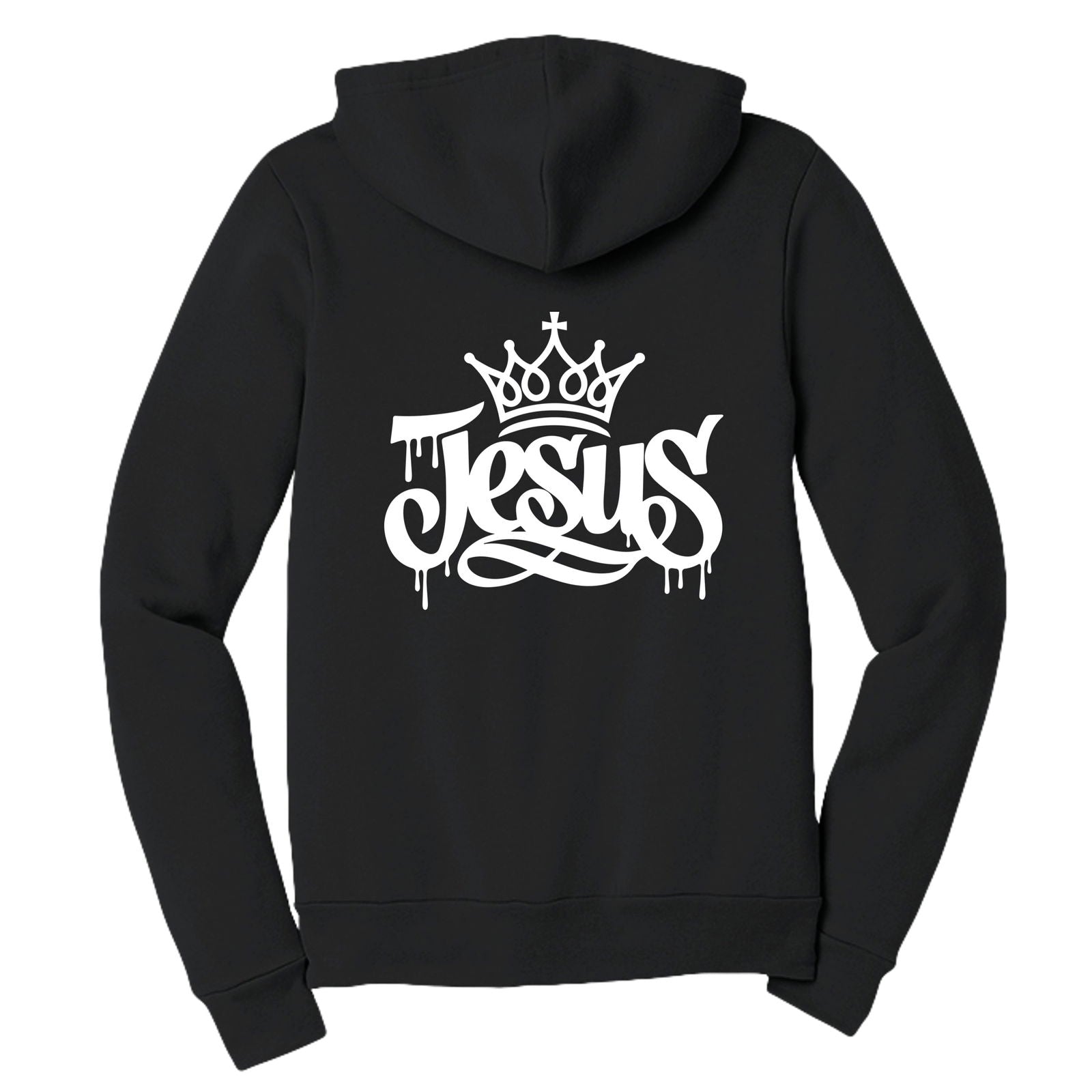 Jesus Unisex Christian Full-zip Hooded Sweatshirt - ClaimedbyGodDesigns