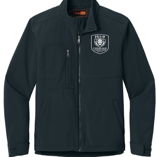 Joshua 1:9 Courage Command Men’s Kingdom Code Christian Jacket - ClaimedbyGodDesigns