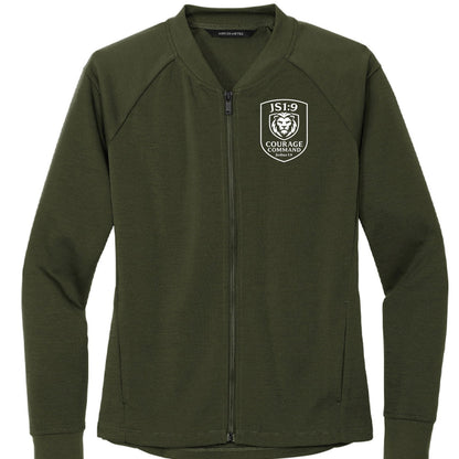 Joshua 1:9 Courage Command Women’s Kingdom Code Christian Jacket - ClaimedbyGodDesigns