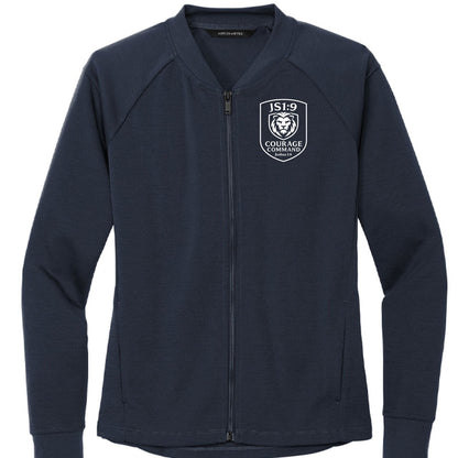Joshua 1:9 Courage Command Women’s Kingdom Code Christian Jacket - ClaimedbyGodDesigns
