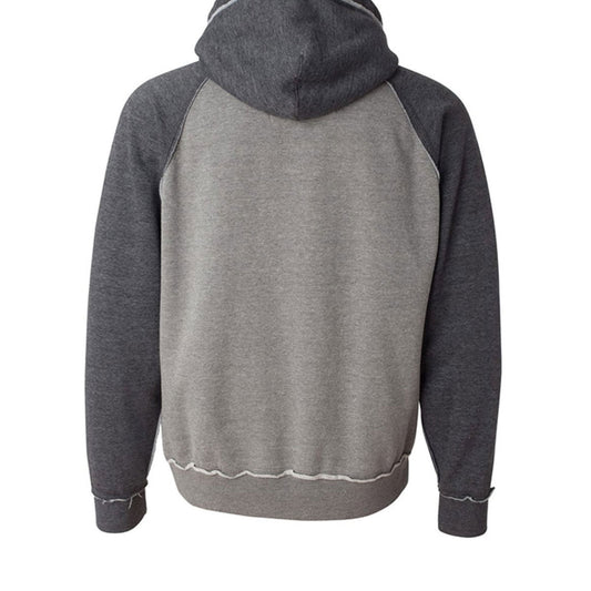 Joy Jesus Over You Unisex Christian Vintage Heather Pullover Hooded Sweatshirt - ClaimedbyGodDesigns