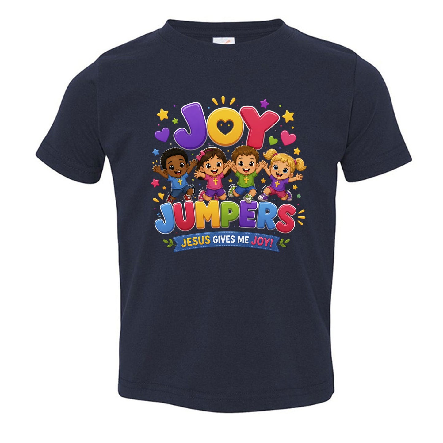 Joy Jumpers Toddler Christian T-shirt - ClaimedbyGodDesigns