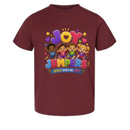 Joy Jumpers Toddler Christian T-shirt - ClaimedbyGodDesigns