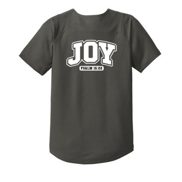 Joy Youth Christian Full-button Jersey - ClaimedbyGodDesigns
