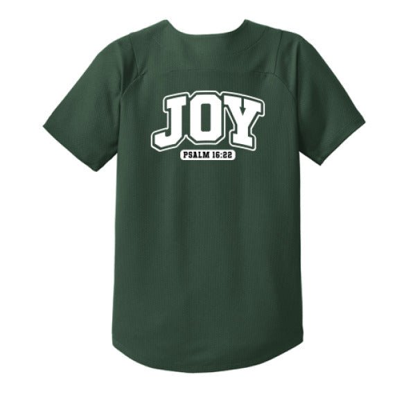 Joy Youth Christian Full-button Jersey - ClaimedbyGodDesigns