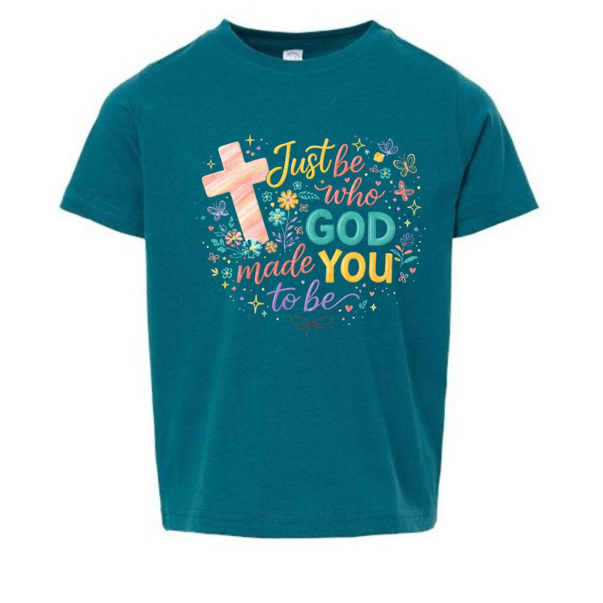Just Be Who God Made You To Be Toddler Christian T-shirt - ClaimedbyGodDesigns