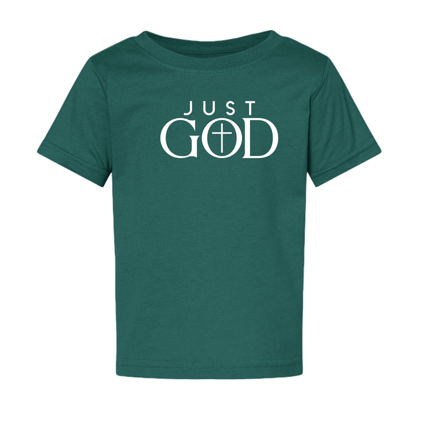 Just God Toddler Christian T-shirt - ClaimedbyGodDesigns