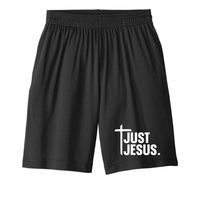 Just Him Youth Christian Shorts - ClaimedbyGodDesigns