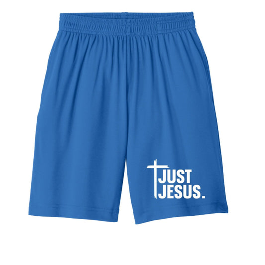 Just Him Youth Christian Shorts - ClaimedbyGodDesigns