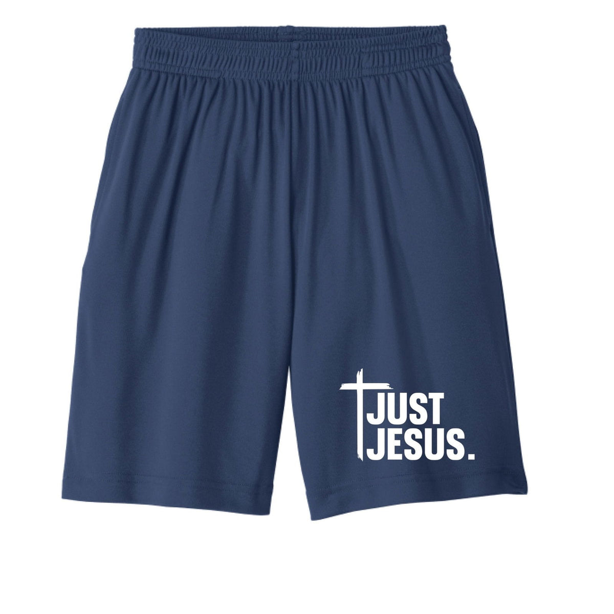Just Him Youth Christian Shorts - ClaimedbyGodDesigns