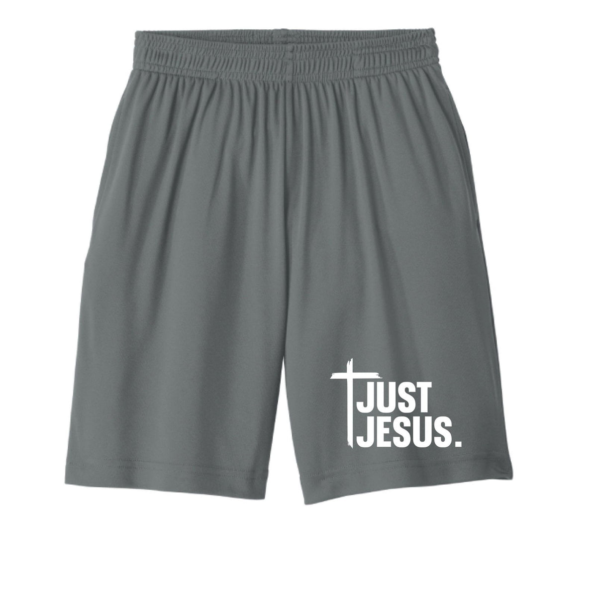 Just Him Youth Christian Shorts - ClaimedbyGodDesigns