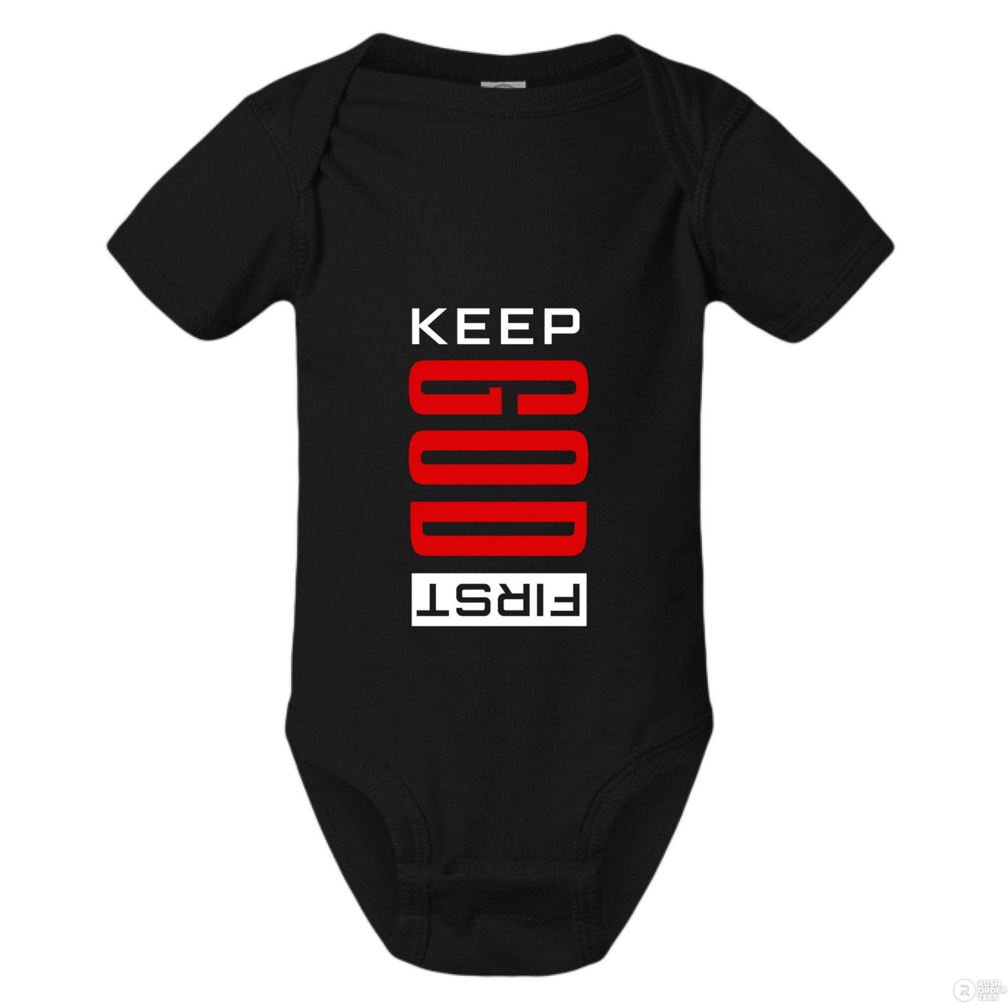 Keep Him First Christian Baby Jumpsuit - ClaimedbyGodDesigns
