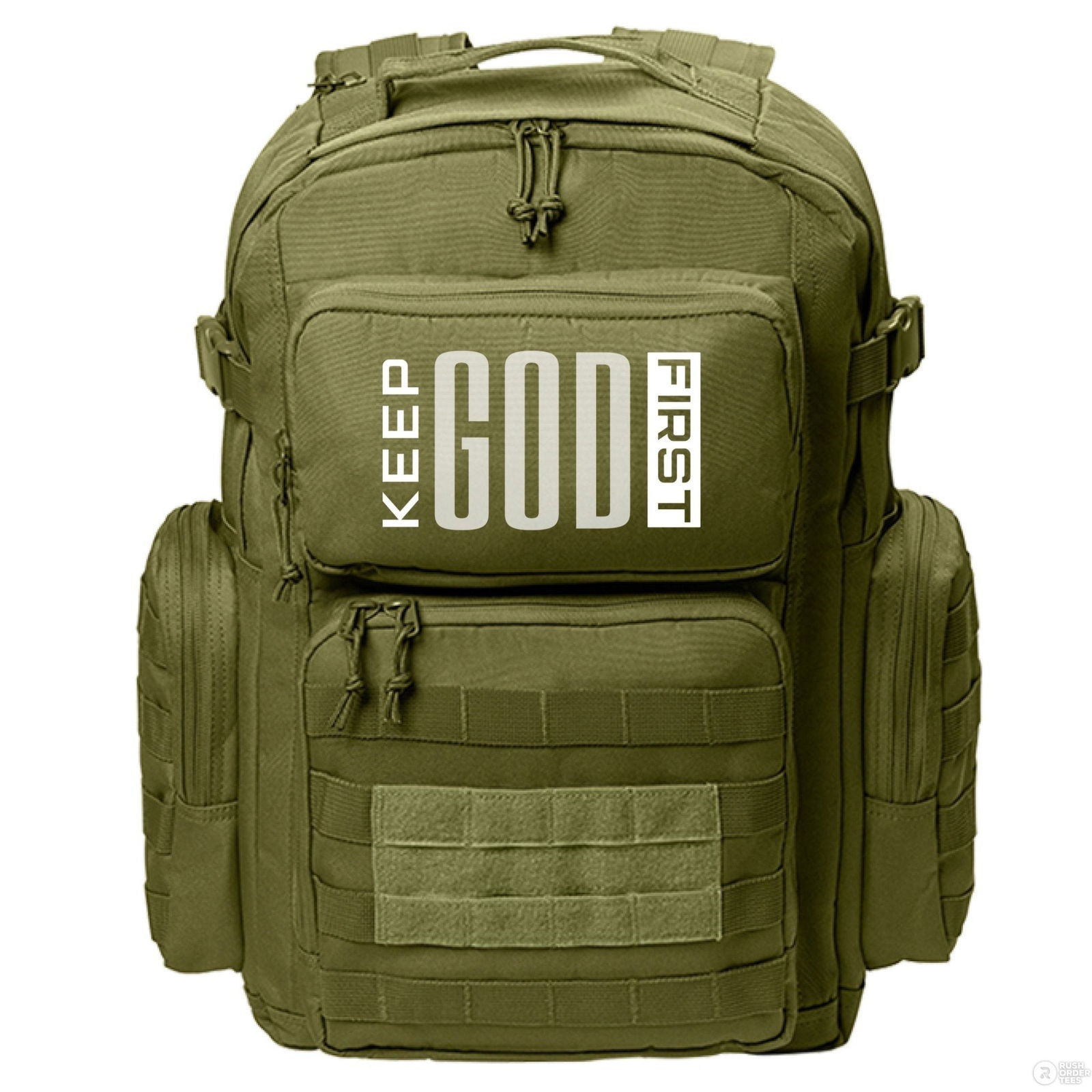 Keep Him First Christian Backpack - ClaimedbyGodDesigns