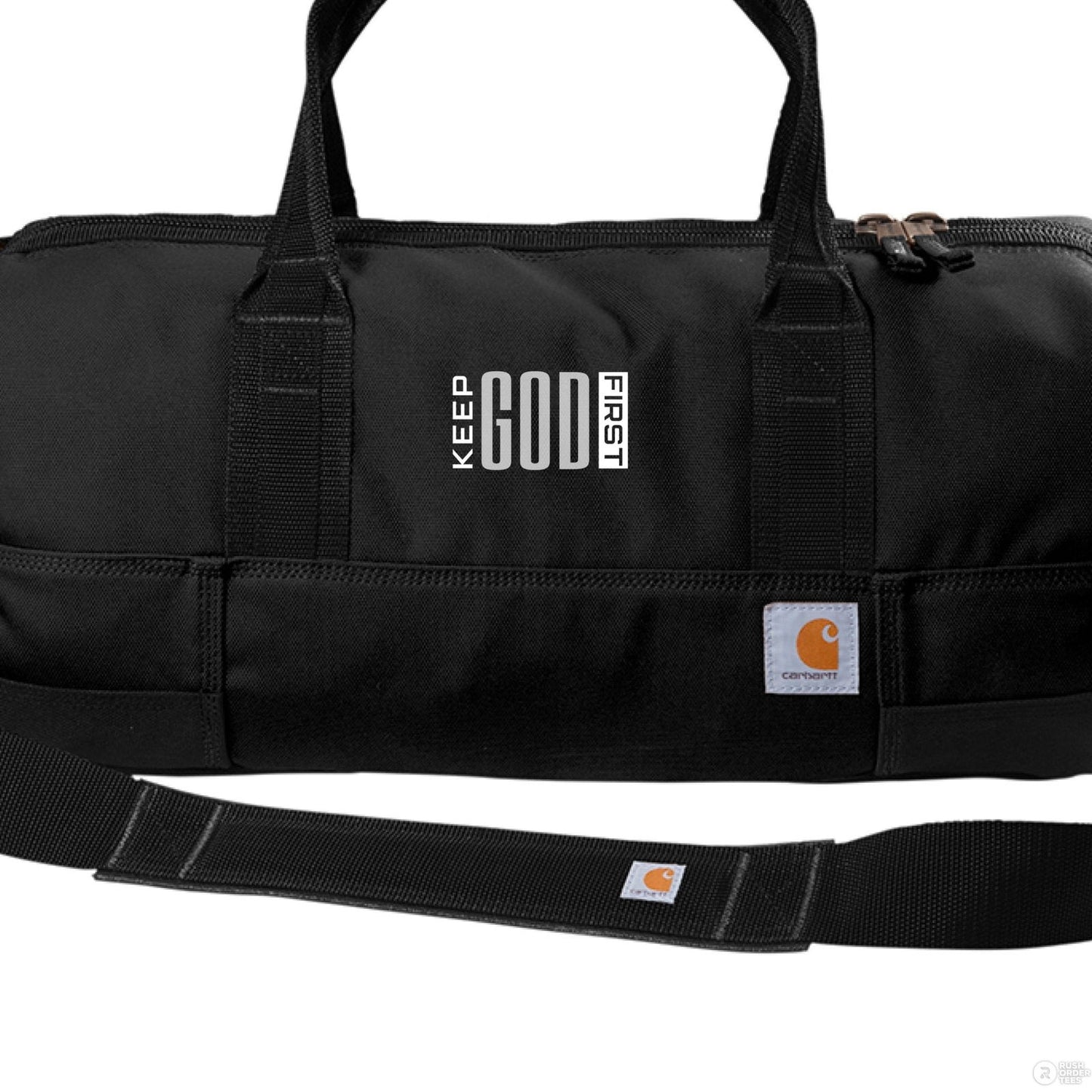 Keep Him First Christian Duffel Bag - ClaimedbyGodDesigns