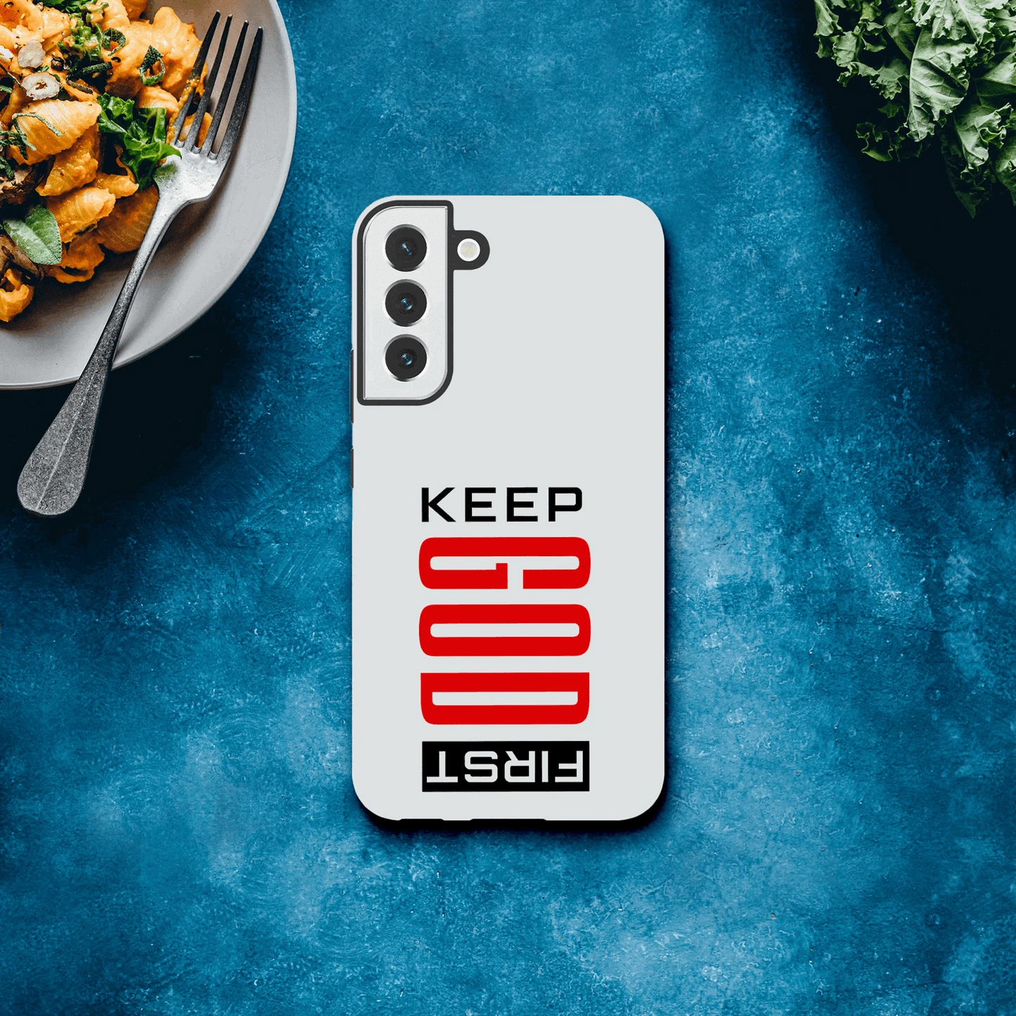 Keep Him First Christian Tough Phone Case For Samsung Galaxy - ClaimedbyGodDesigns