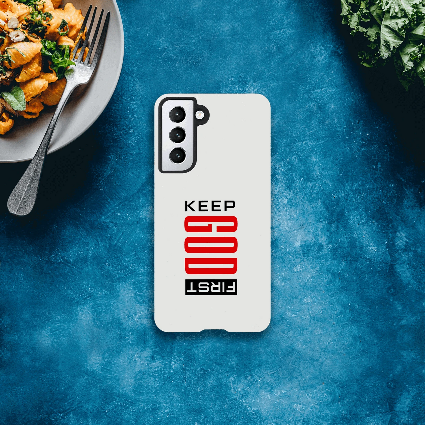Keep Him First Christian Tough Phone Case For Samsung Galaxy - ClaimedbyGodDesigns