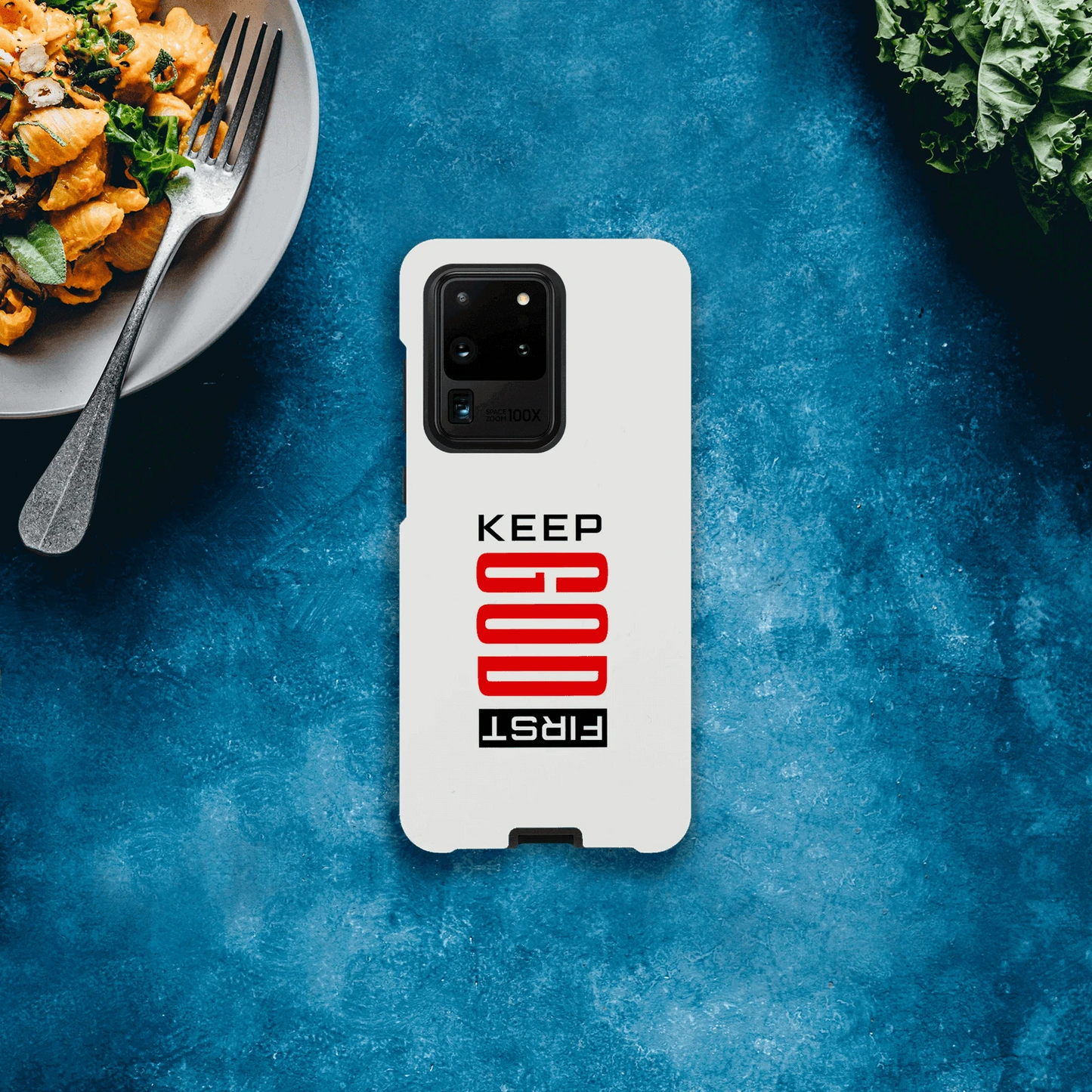 Keep Him First Christian Tough Phone Case For Samsung Galaxy - ClaimedbyGodDesigns