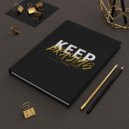 Keep Praying Christian Hardcover Journal Matte - ClaimedbyGodDesigns