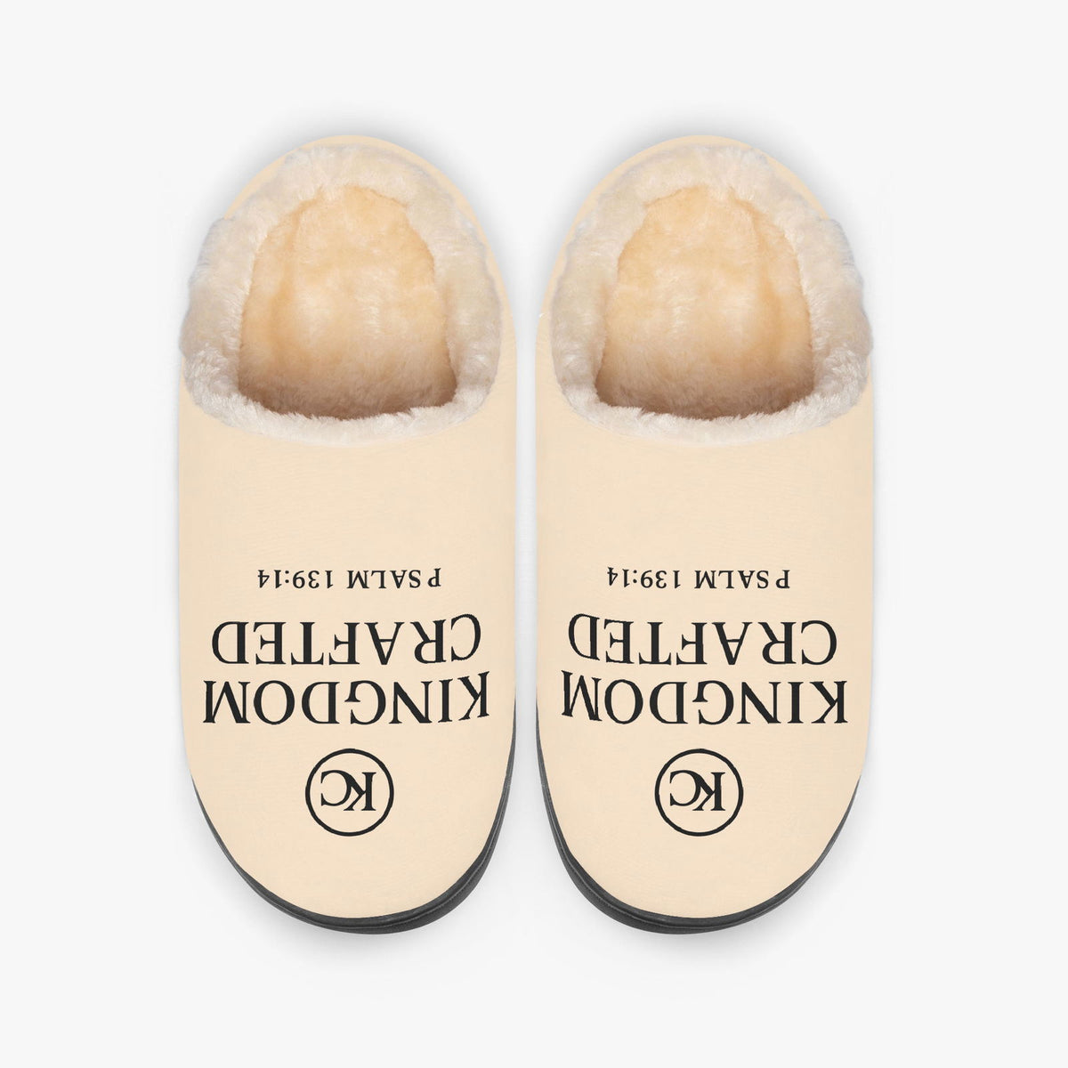 Kingdom Crafted Christian Fluffy Bedroom Slippers - ClaimedbyGodDesigns
